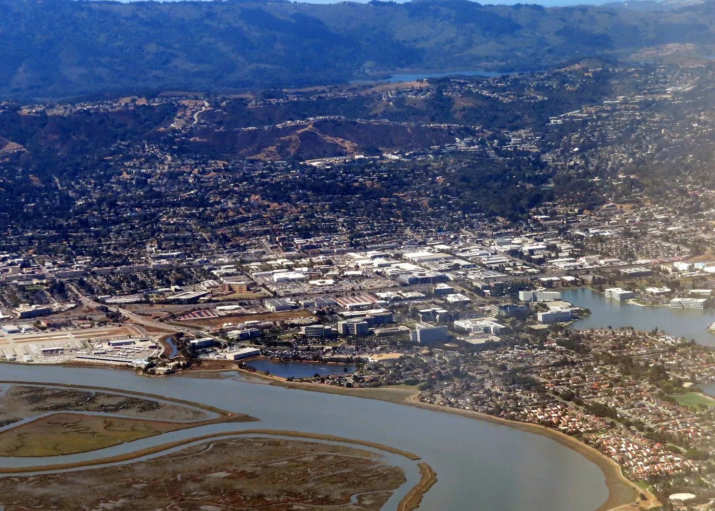 Real view of Belmont, California