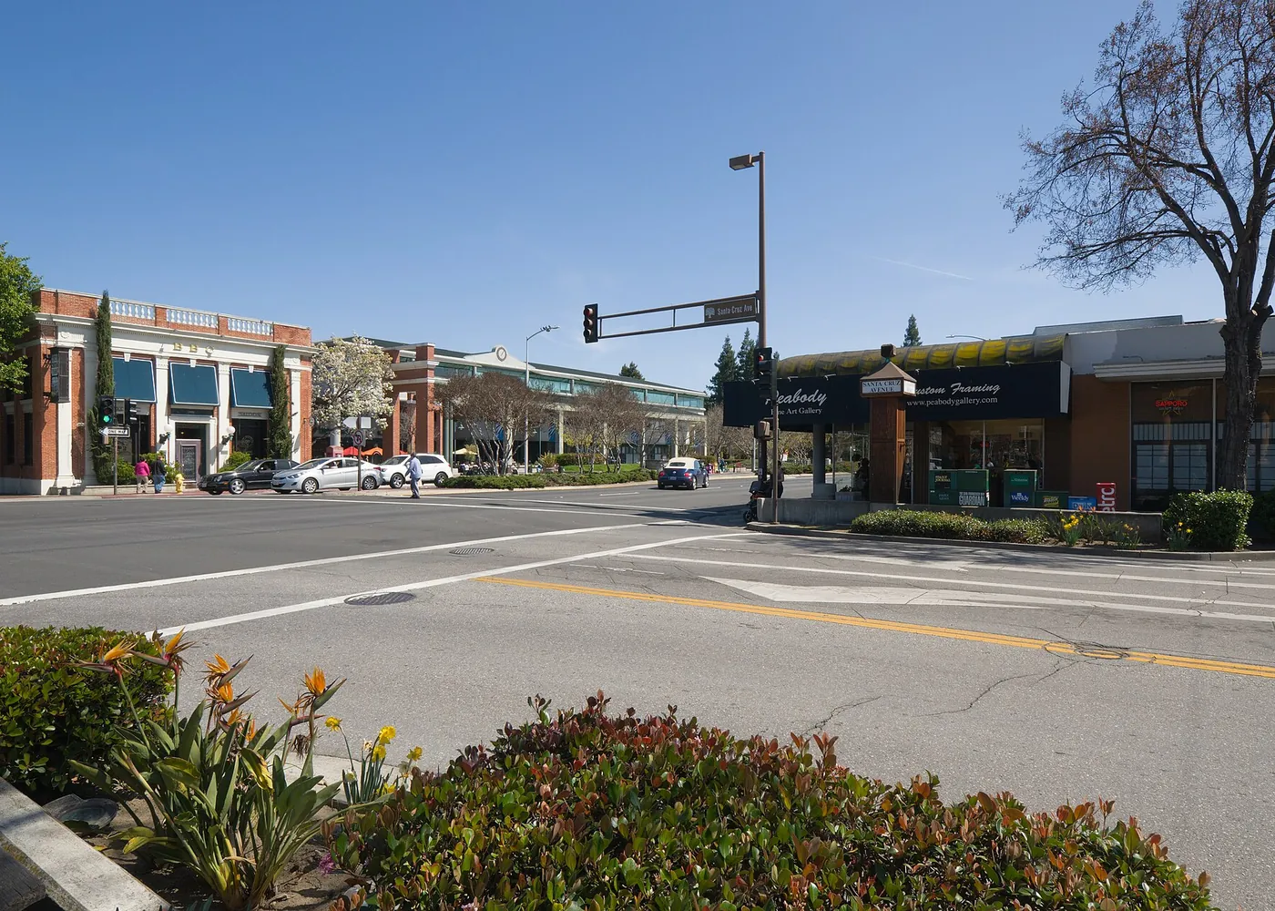 Real view of Menlo Park, California