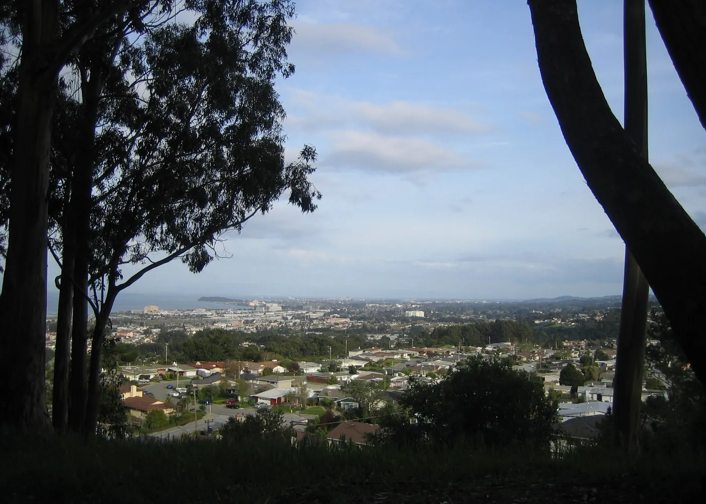 Real view of Millbrae, California