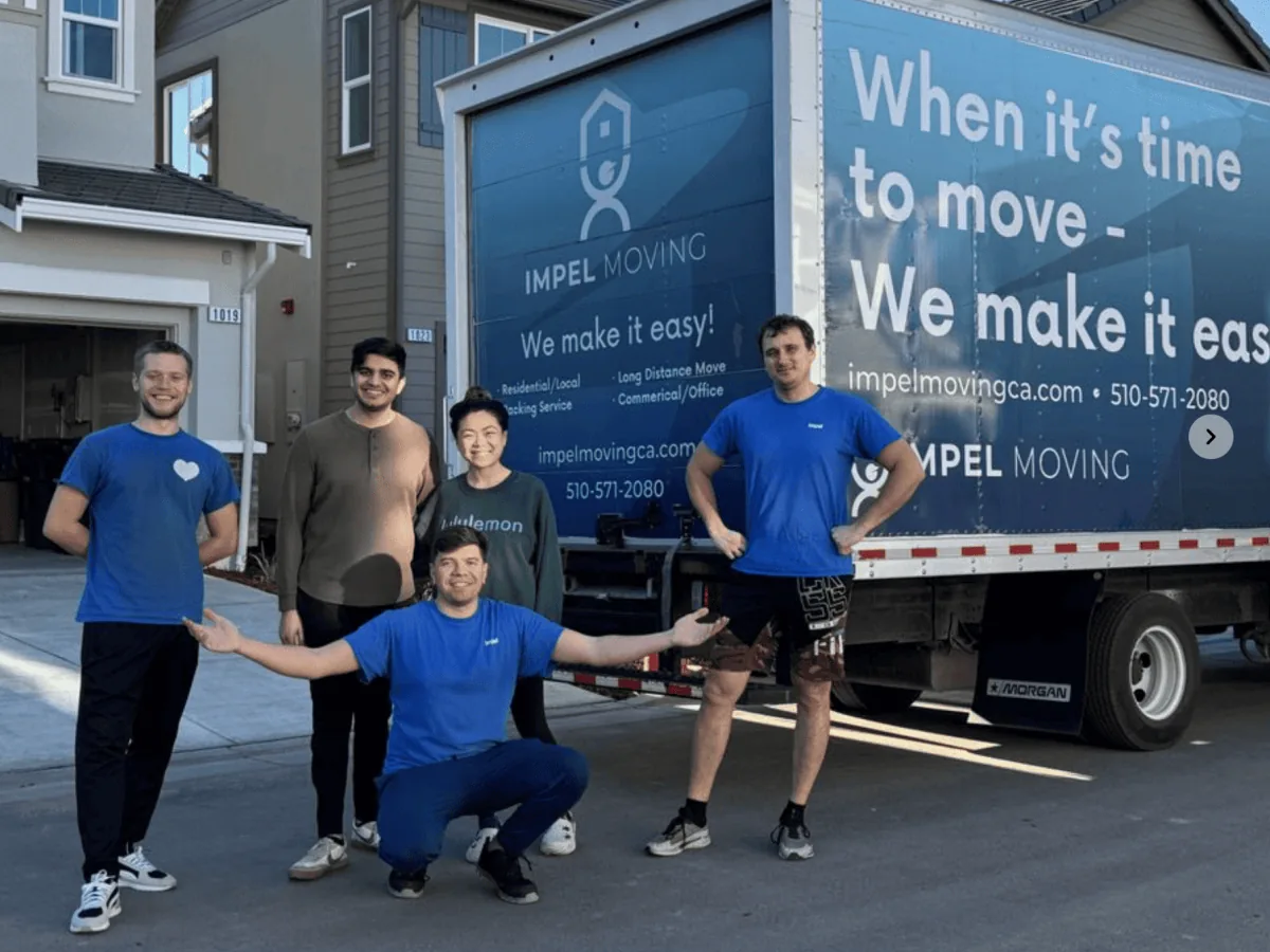 Impel Moving team completing a Bay Area move